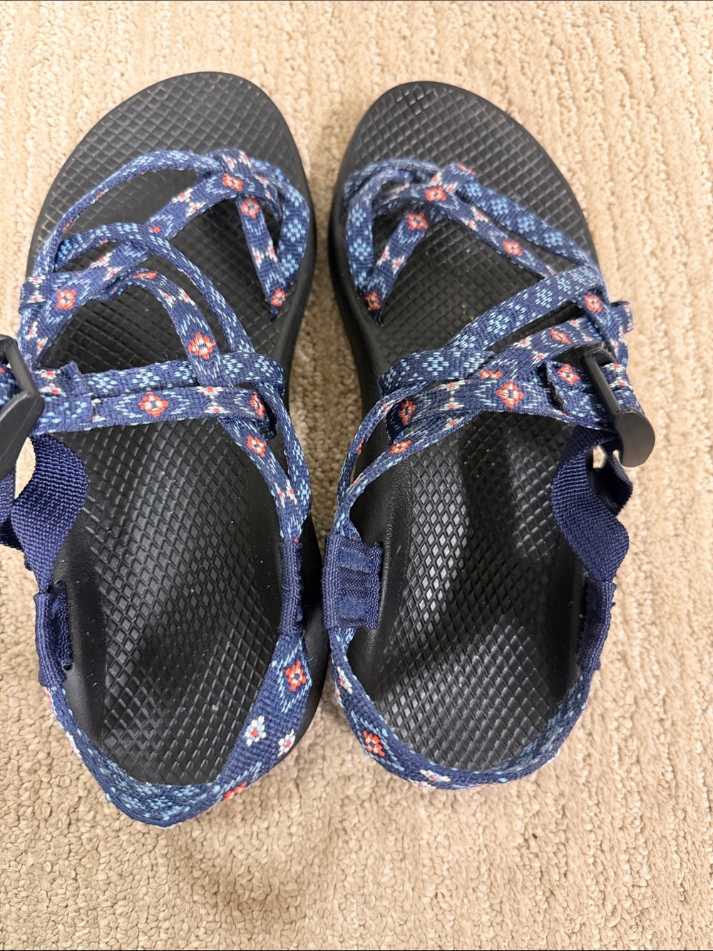 Chaco Blue Patterned Strap Sport Sandals - Picture 4 of 4